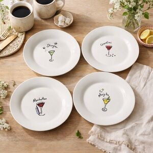Cheers! For Hudson’s Bay Company Happy Hour Plates – Set of 4 (7.5”)